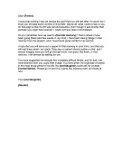 End of Life Letter to Parent